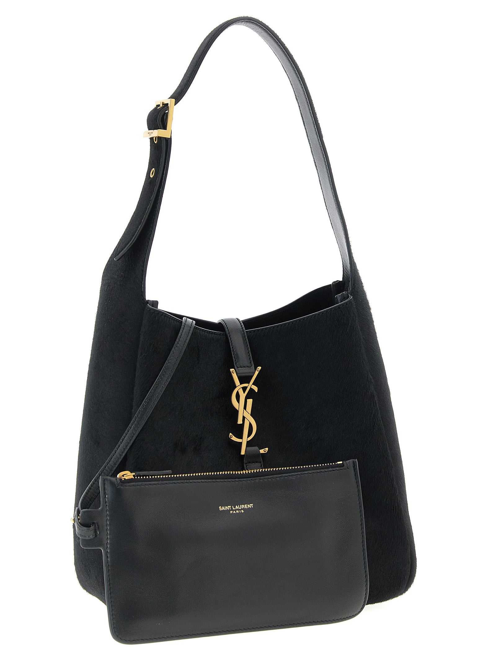 Saint Laurent Black Le 5 à 7  Small Shoulder Bag