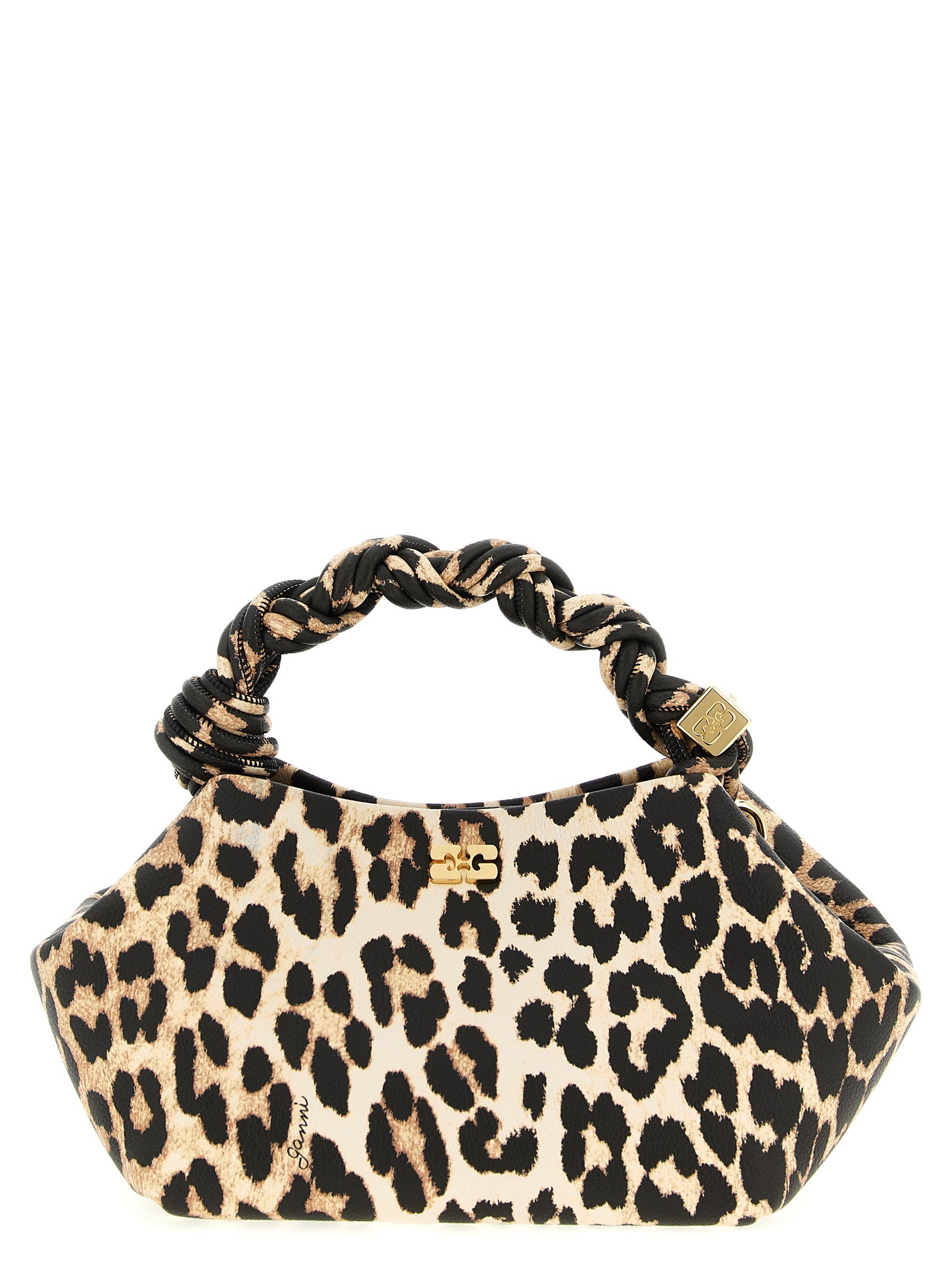 Ganni Brown Small Bou Bag i