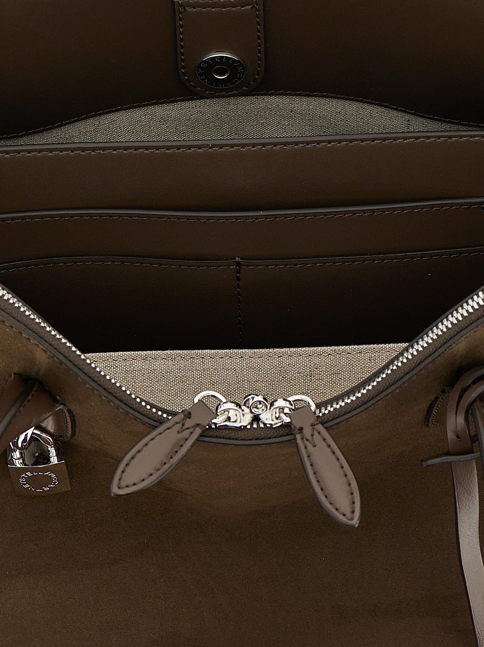 Stella McCartney Brown Ryder Open Shoulder Bag