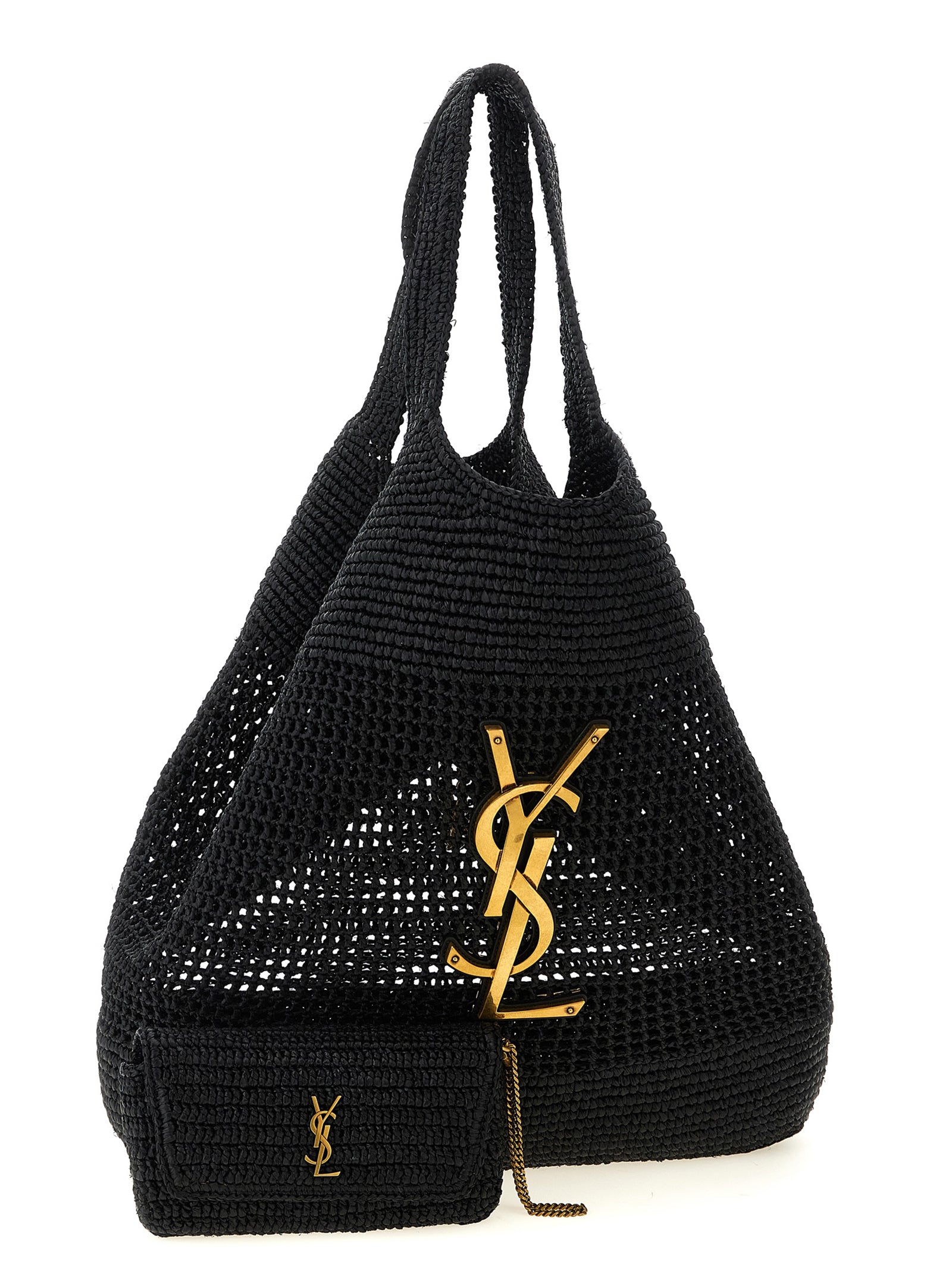 Saint Laurent Black  Icare Tote Bag