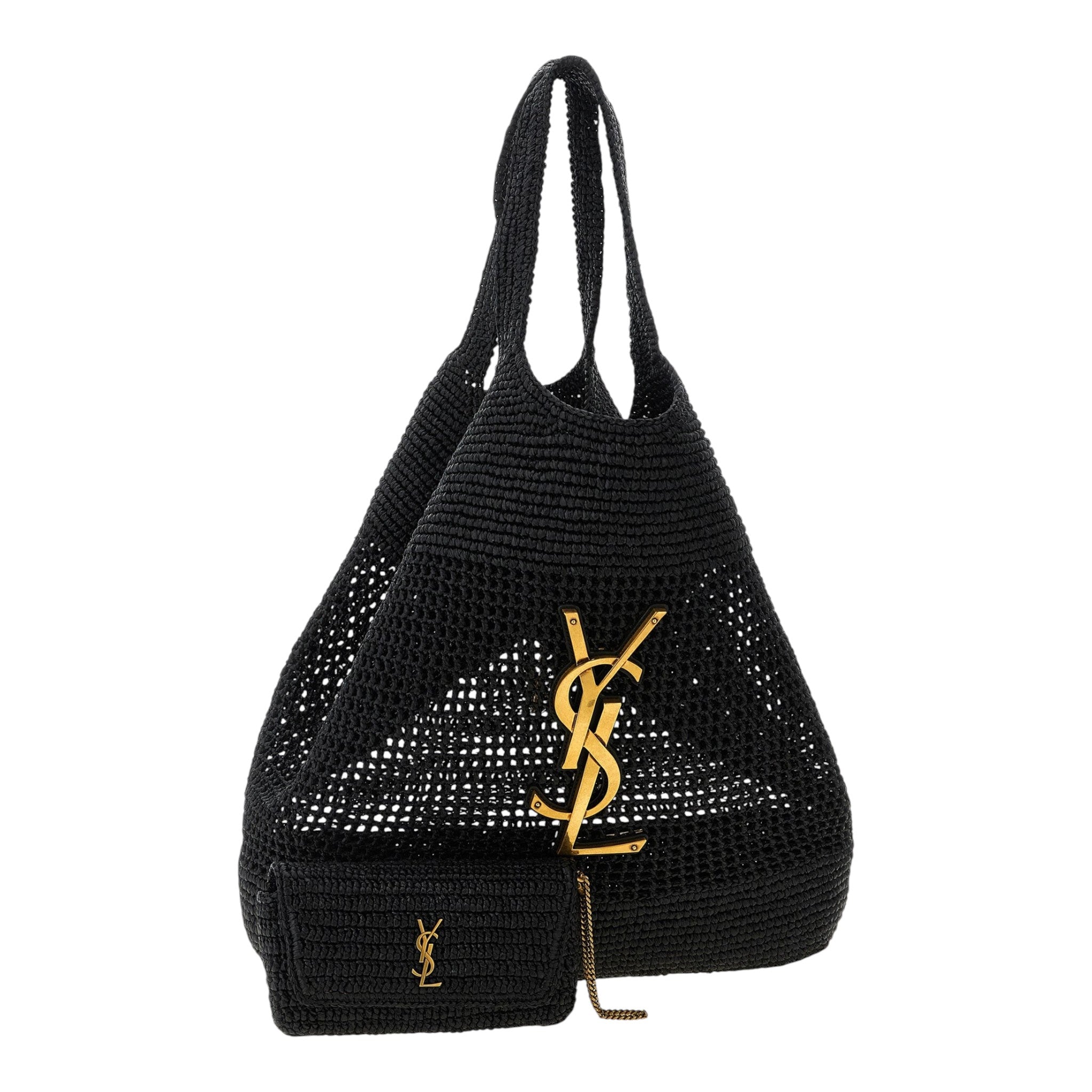 Saint Laurent Black  Icare Tote Bag