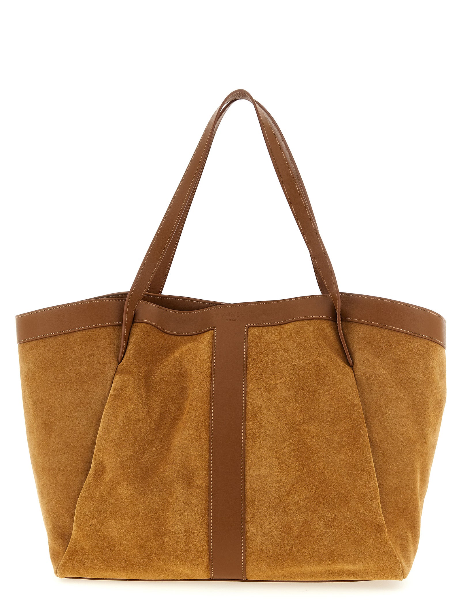 Twinset Brown Tote Bag
