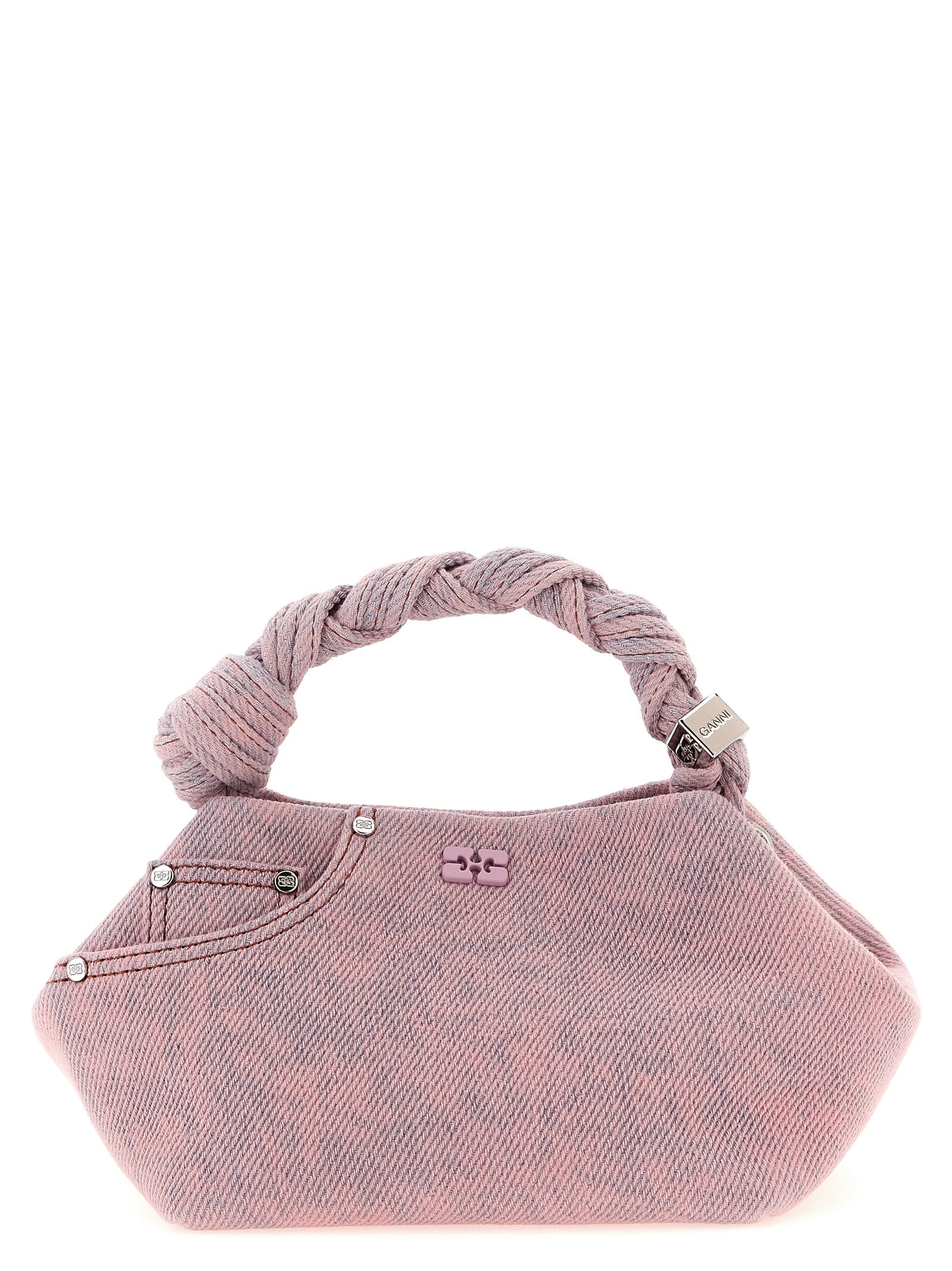 Ganni Pink Small Bou Handbag