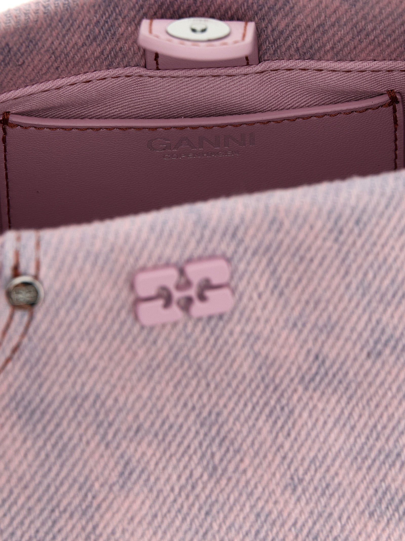 Ganni Pink Mini Bou Handbag