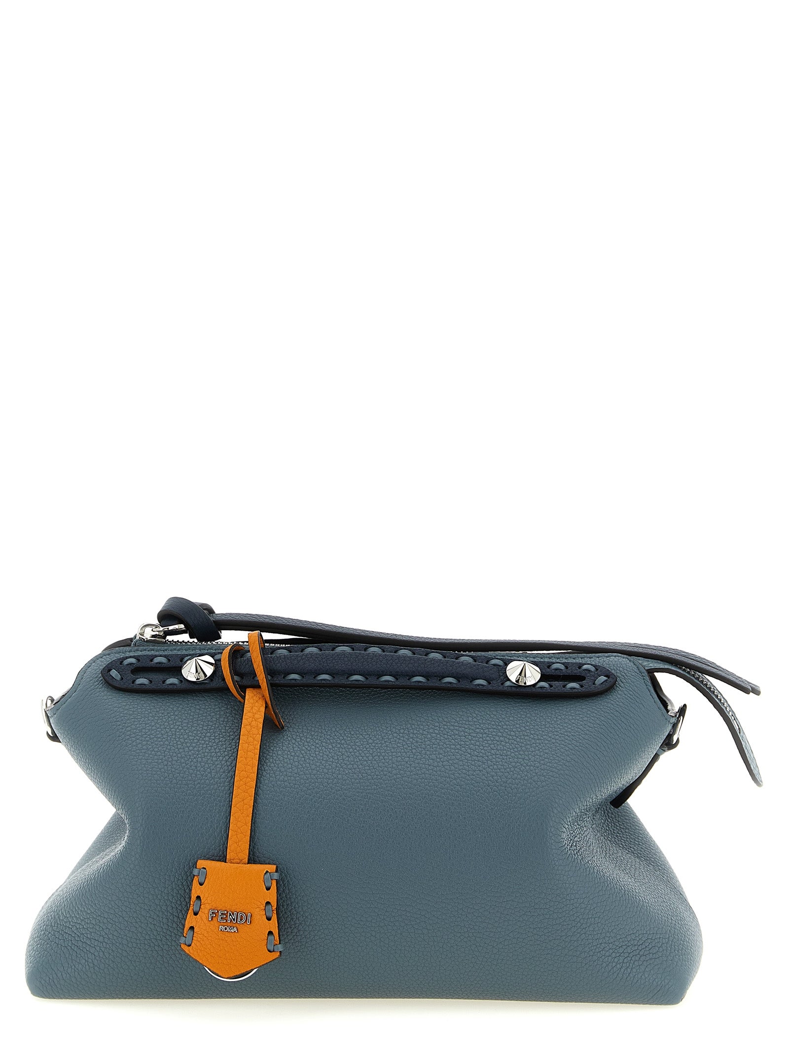 Fendi Blue By The Way Soft Selleria Handbag