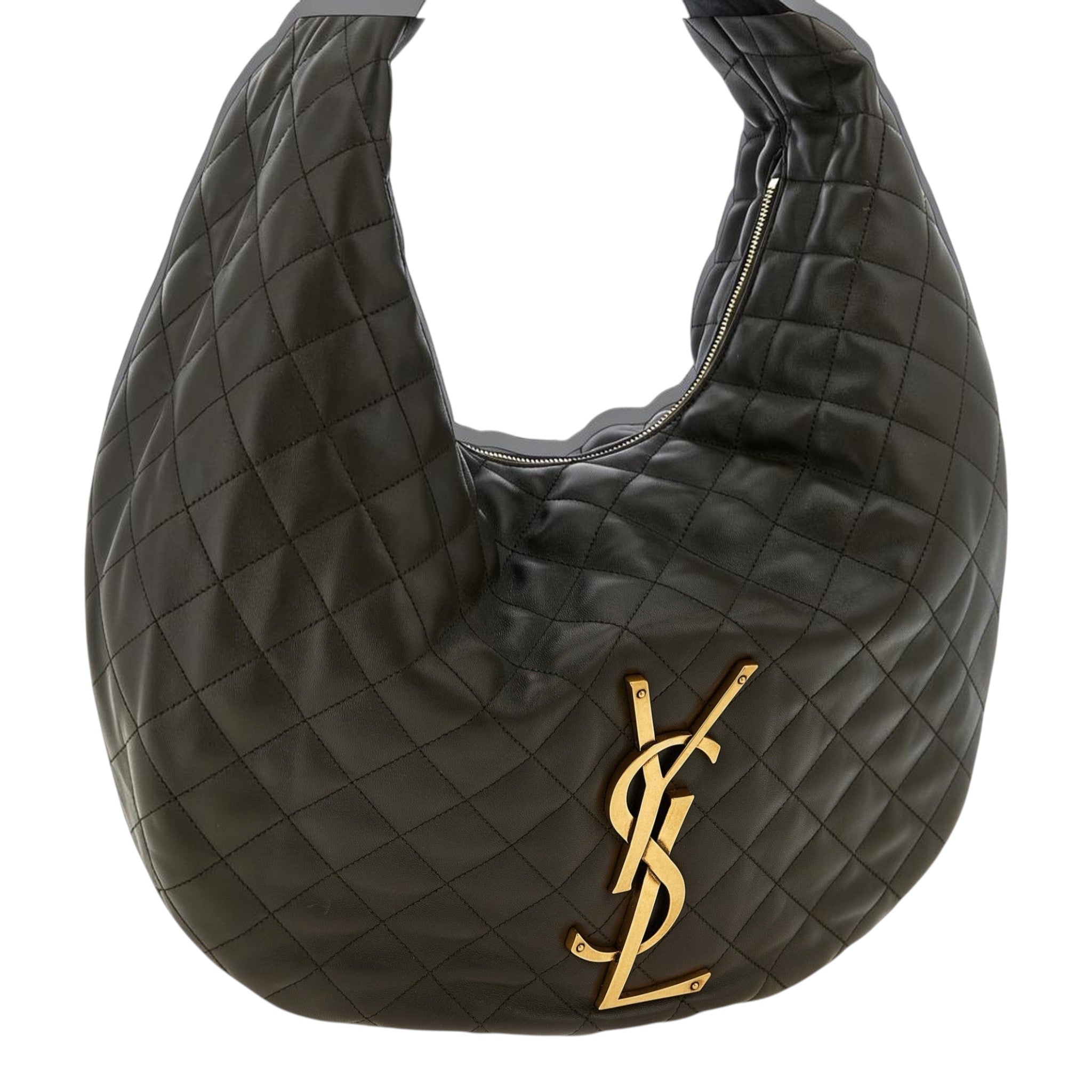 Saint Laurent Brown Hobo Icare