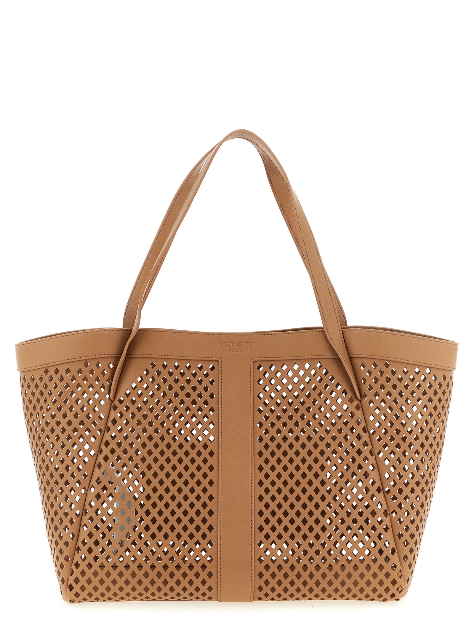 Twinset Brown Tote Bag