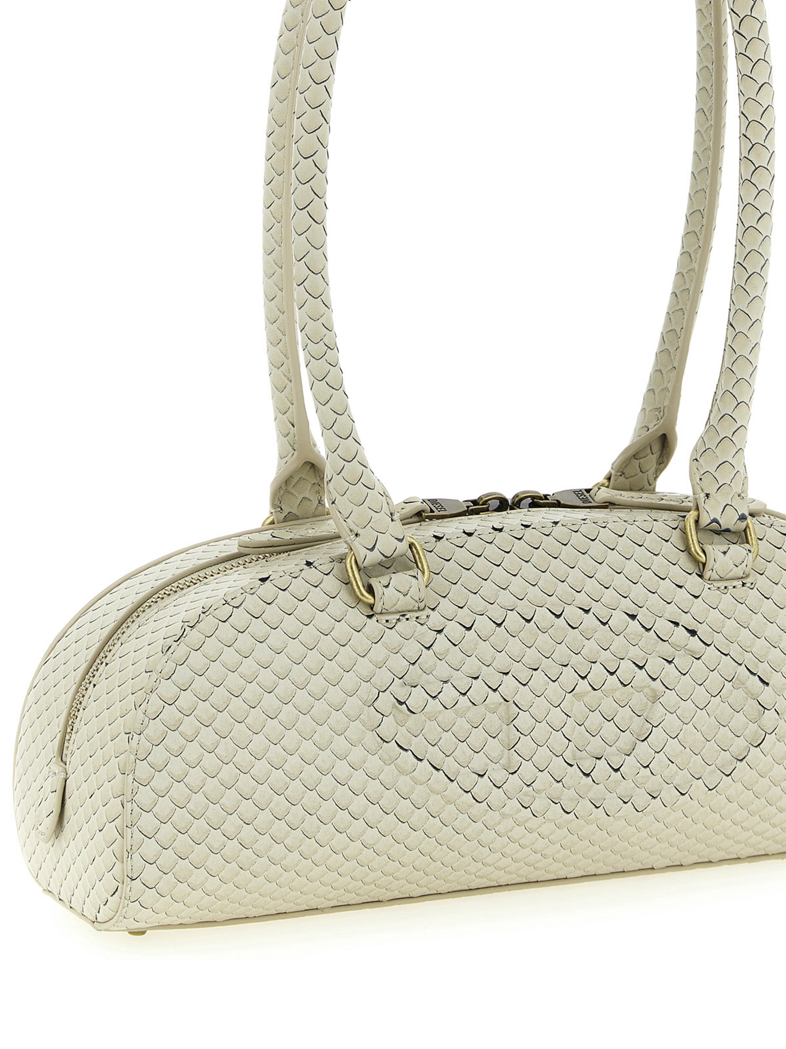 Diesel Beige 1DR Dome Shoulder Bag
