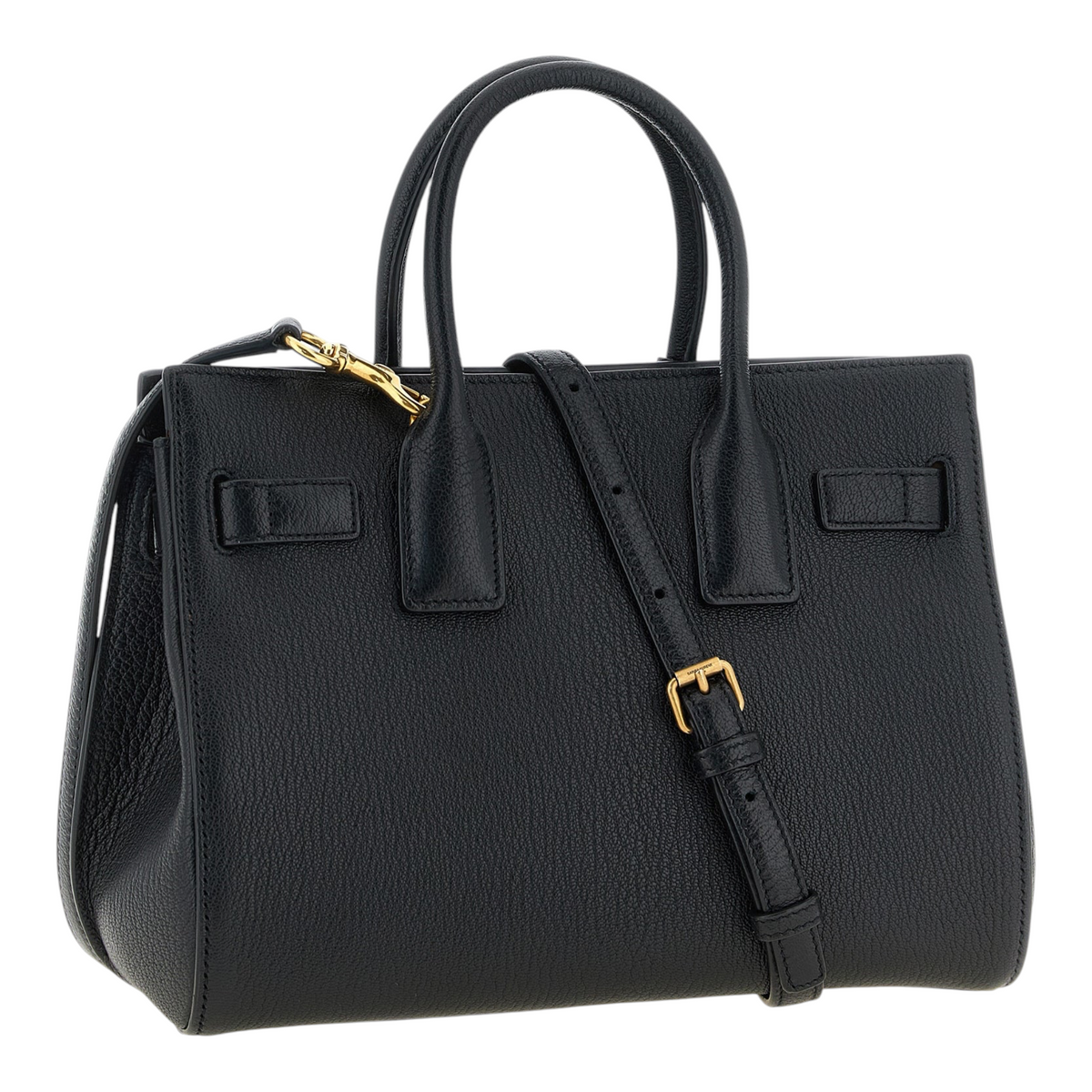 Saint Laurent Sac De Jour Negro Piel
