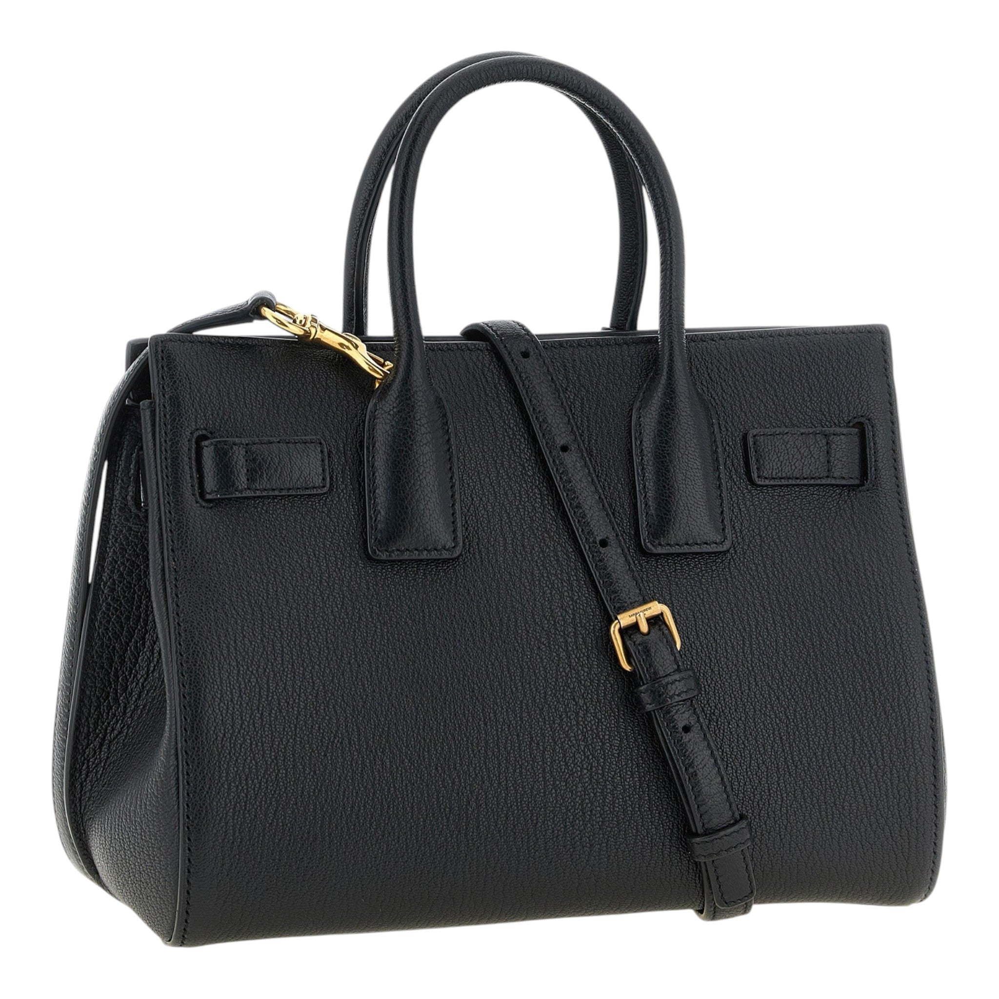 Saint Laurent Black Sac De Jour