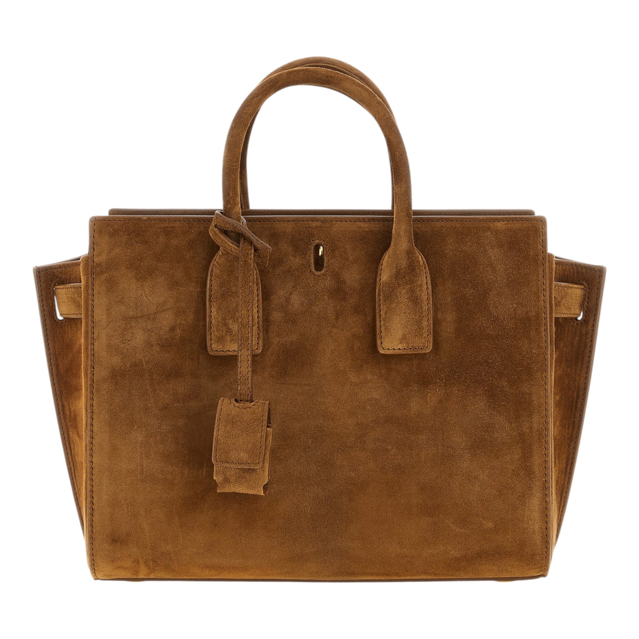 Saint Laurent Brown Small Sac De Jour