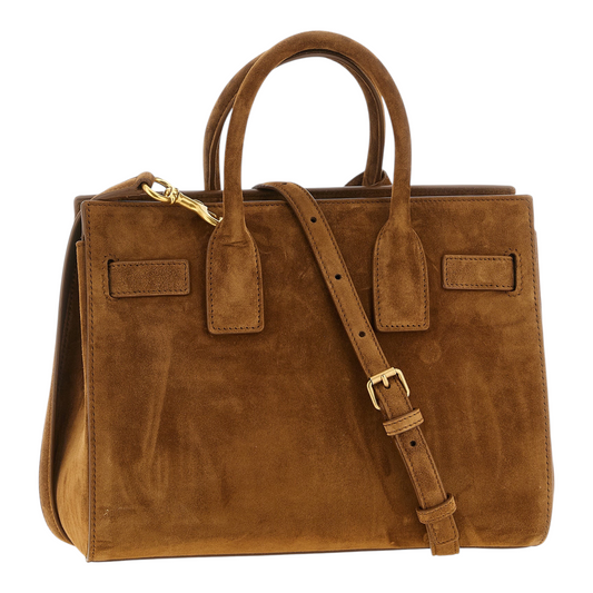 Saint Laurent Small Sac De Jour Marrón Piel