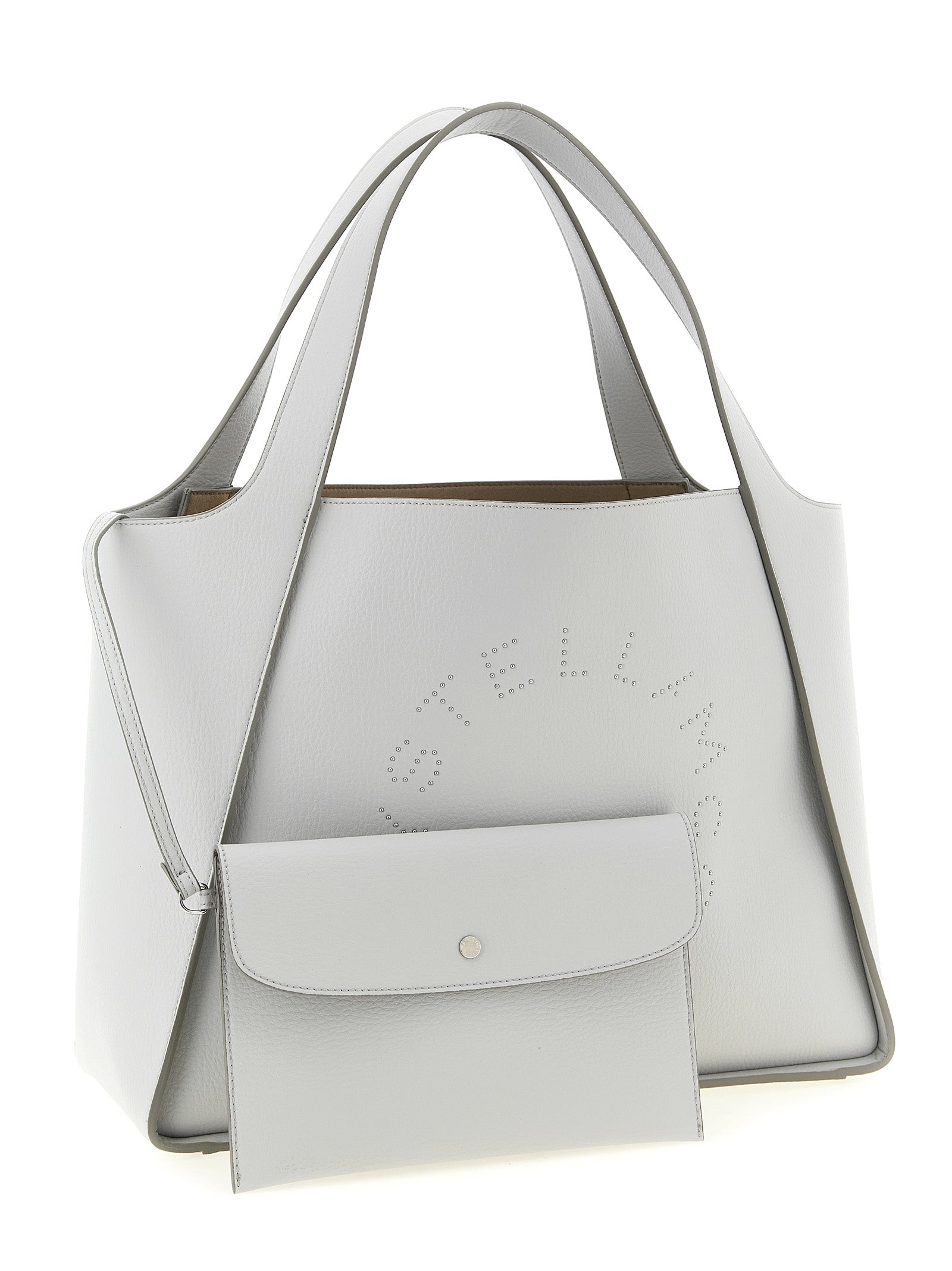 Stella McCartney Gray Logo Tote Bag