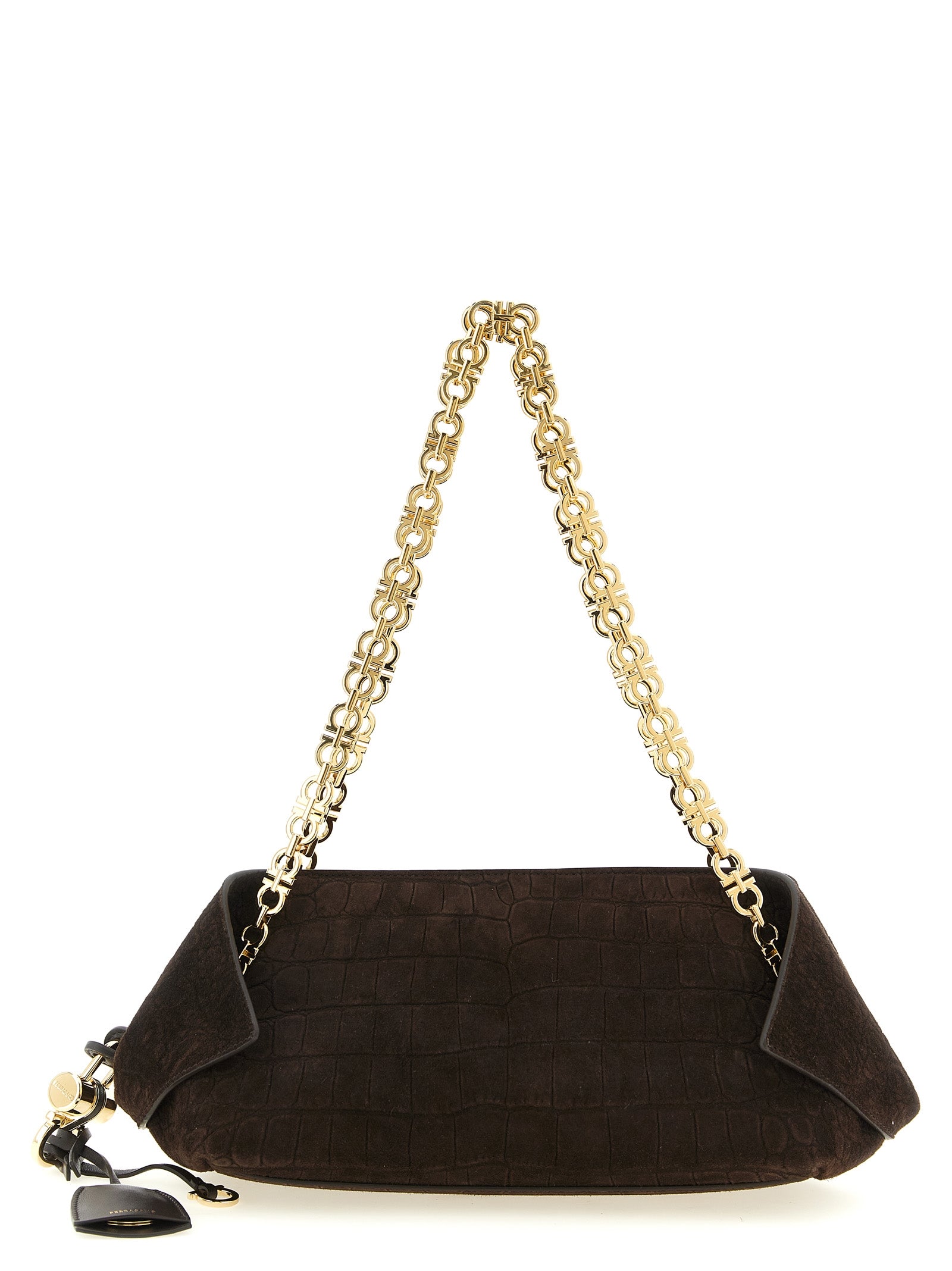 Ferragamo Brown Shoulder Bag