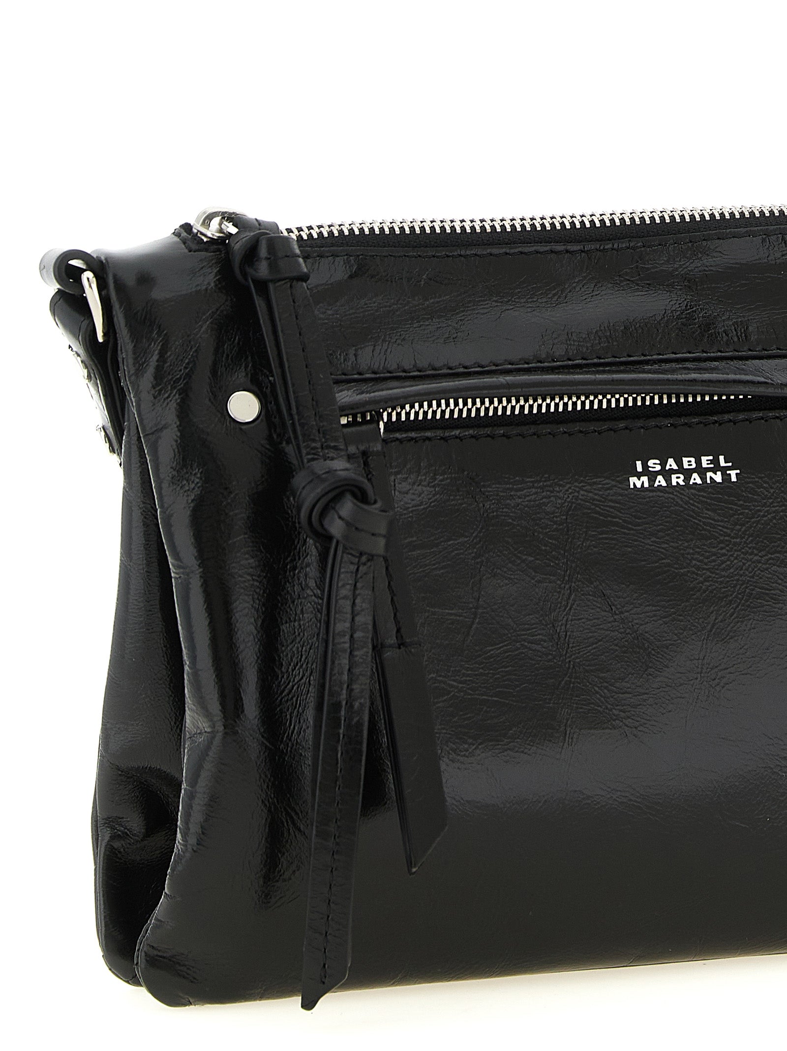 Isabel Marant  Black Winna Duo Crossbody Bag
