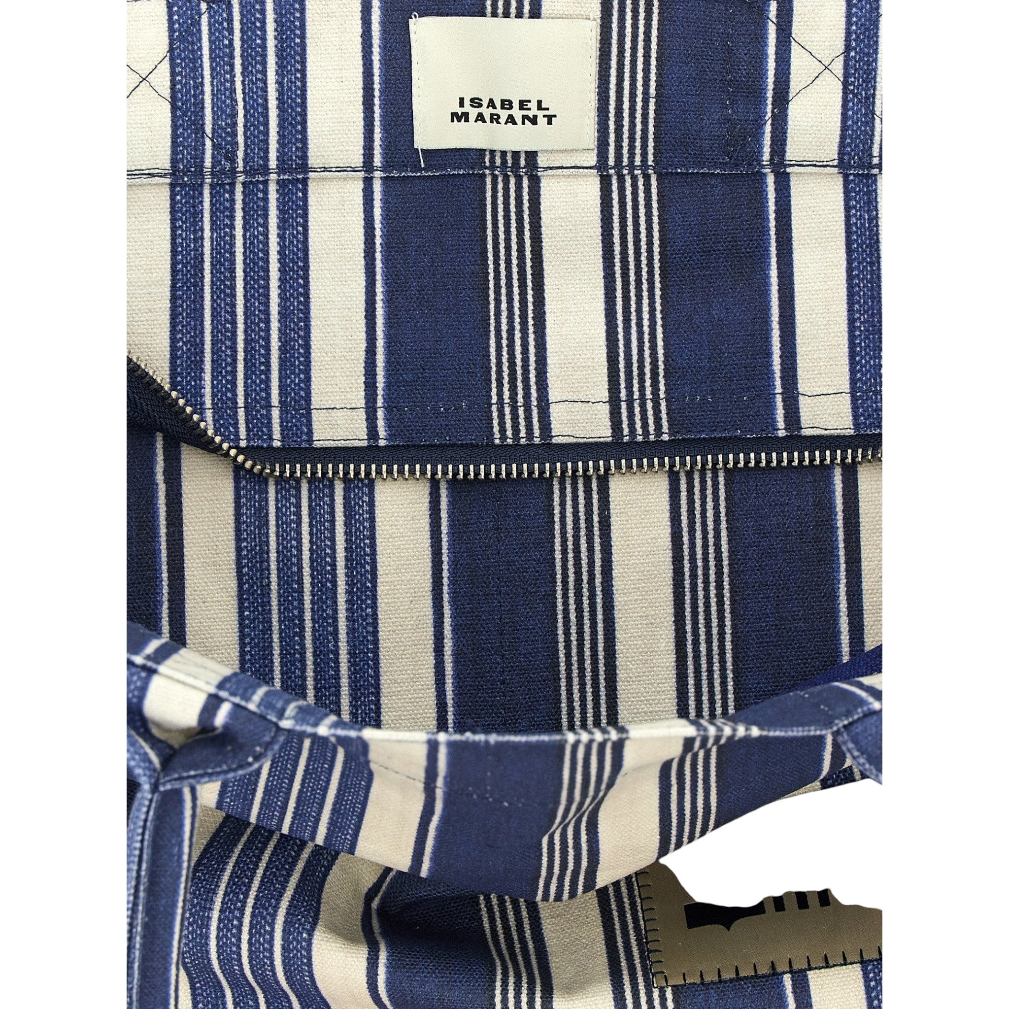 Isabel Marant Blue Yenky Zipped Tote Bag