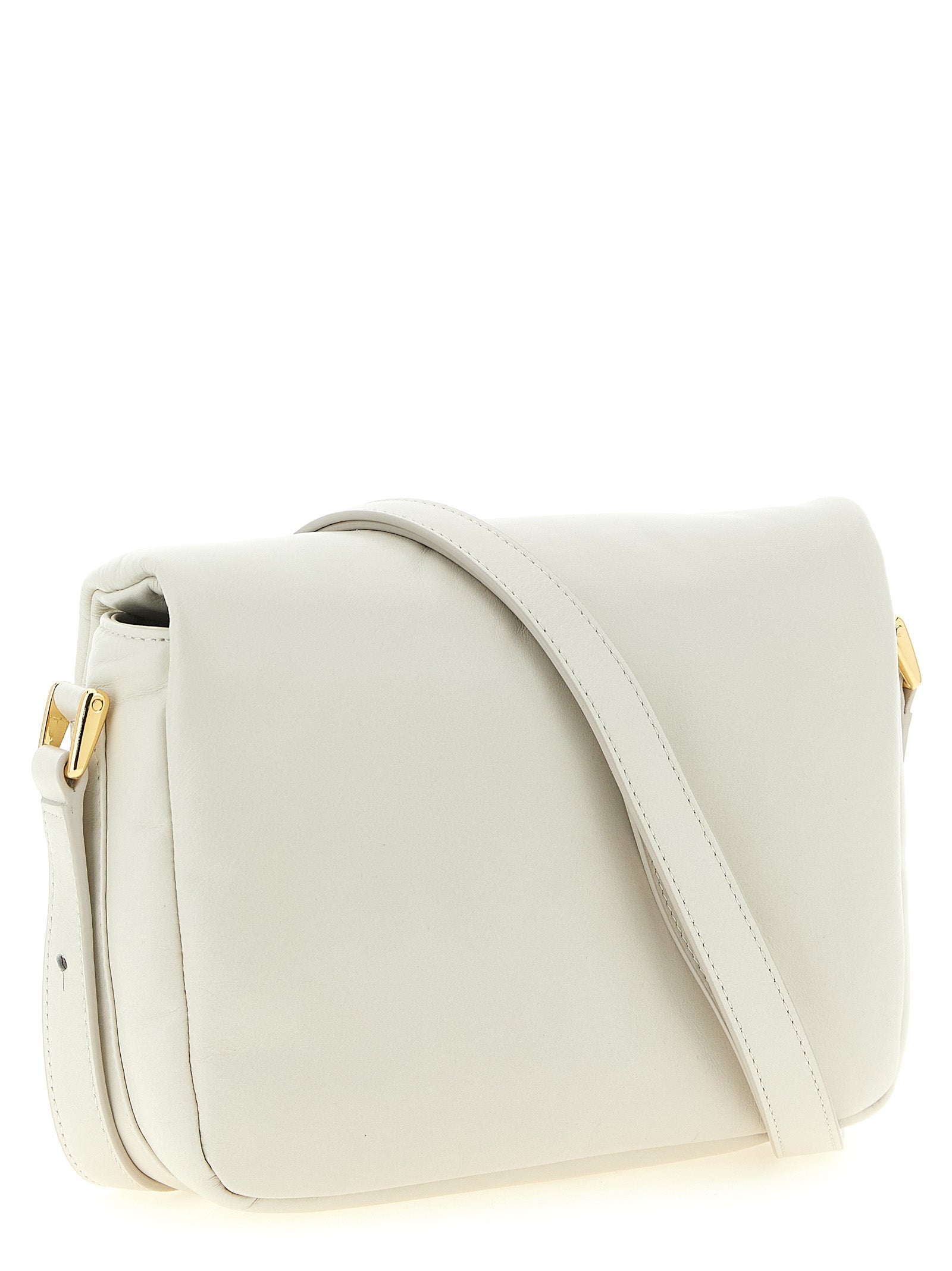 A.P.C. White Grace Soft Crossbody Bag