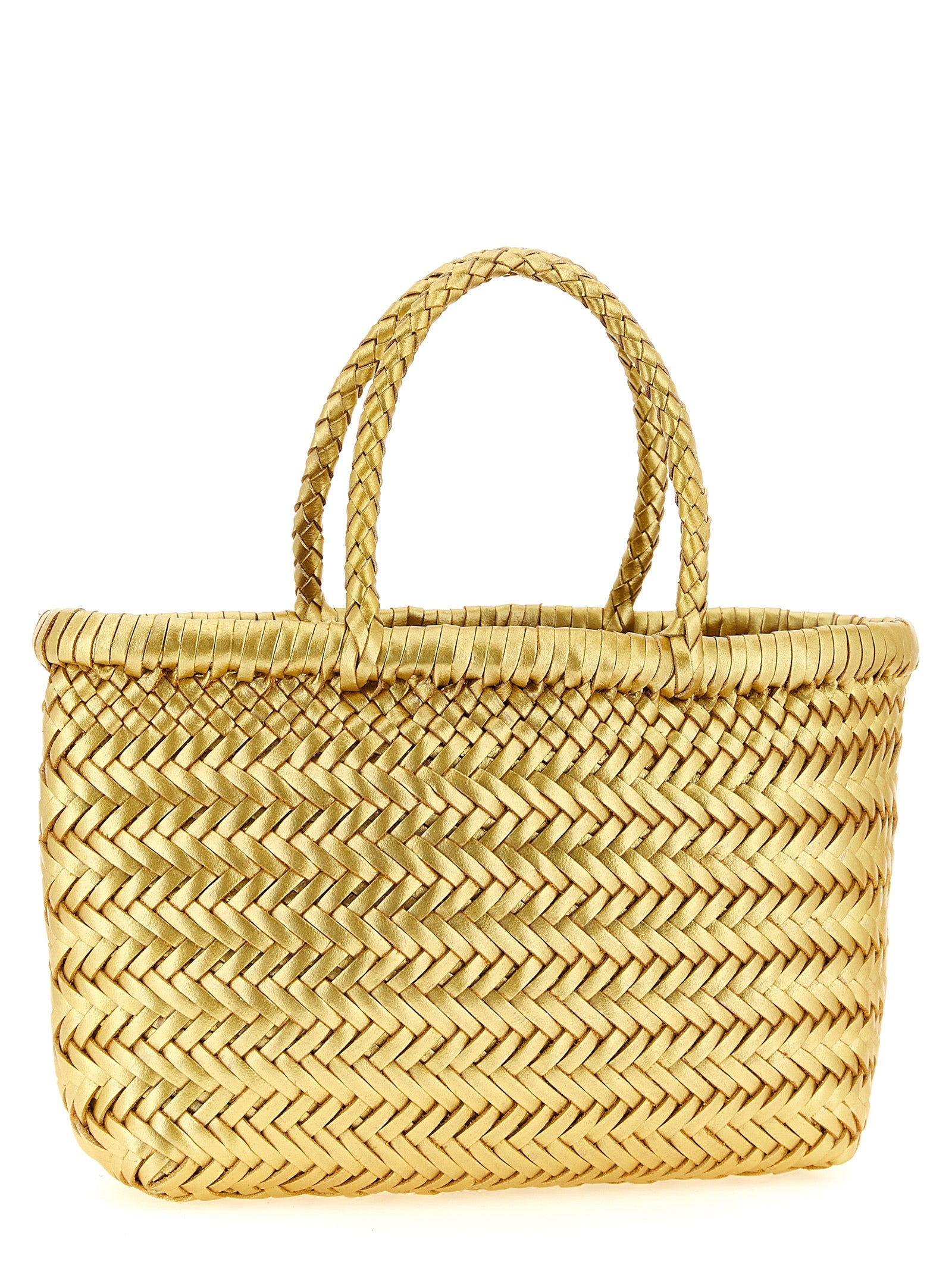 Dragon Diffusion Gold Flat Gora Handbag
