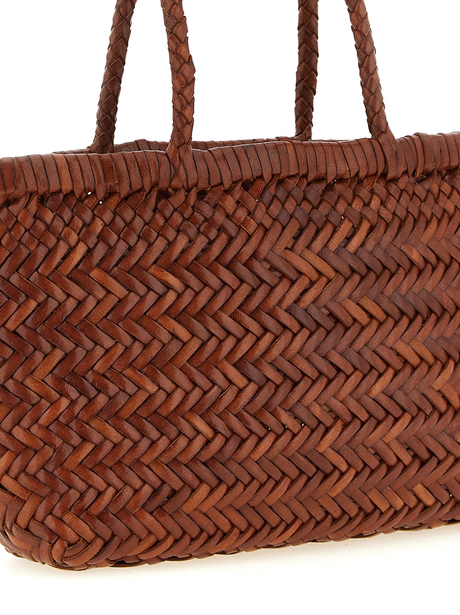 Dragon Diffusion Brown Flat Gora Handbag