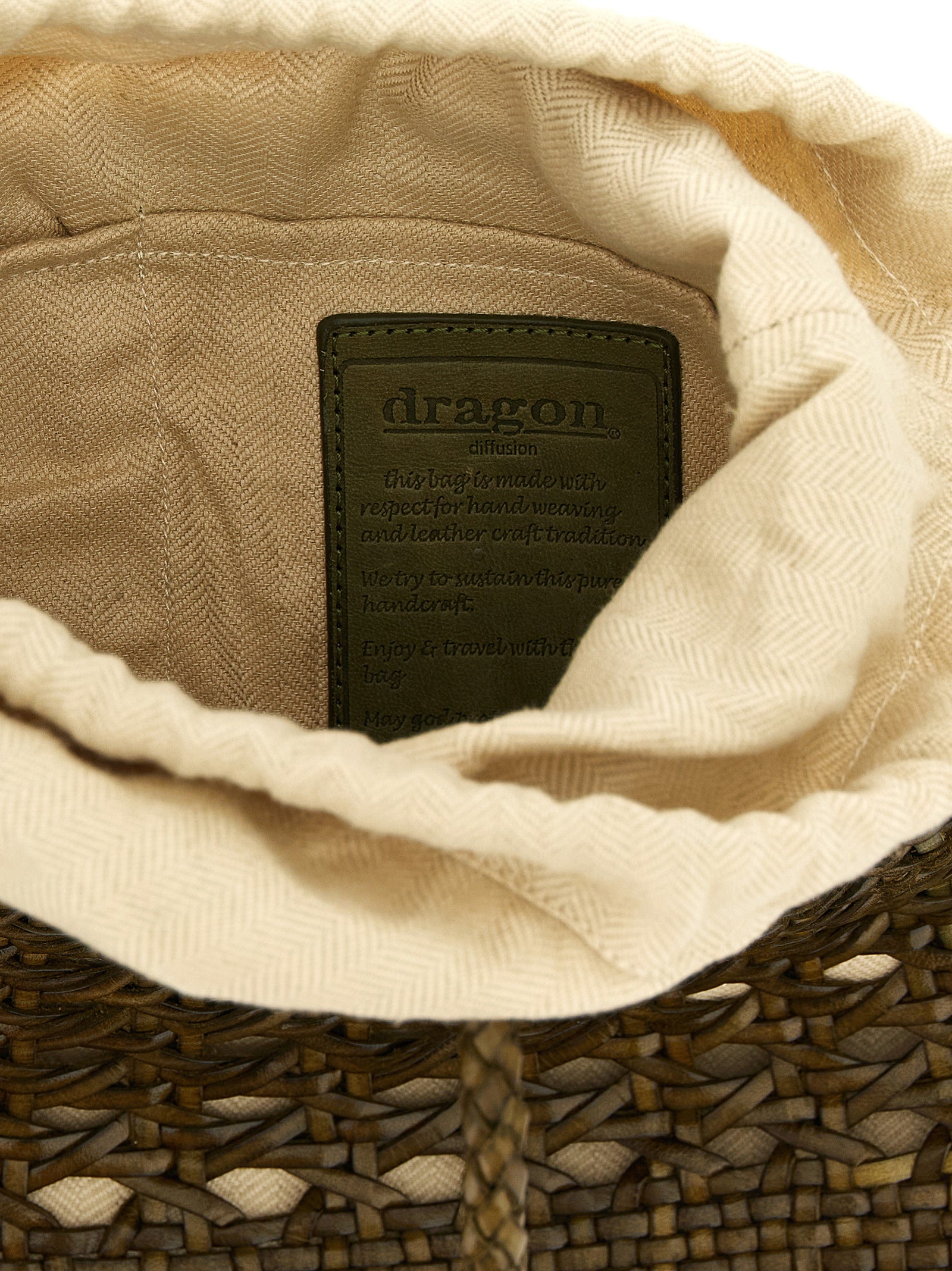 Dragon Diffusion Green Santa Cano Handbag