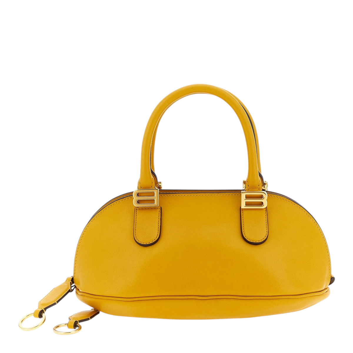 Balenciaga Mini Bolso de Mano Amarillo Piel