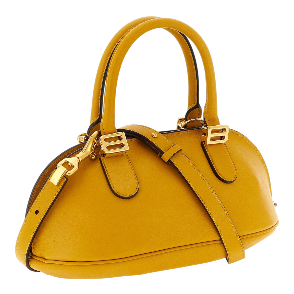 Balenciaga Mini Bolso de Mano Amarillo Piel