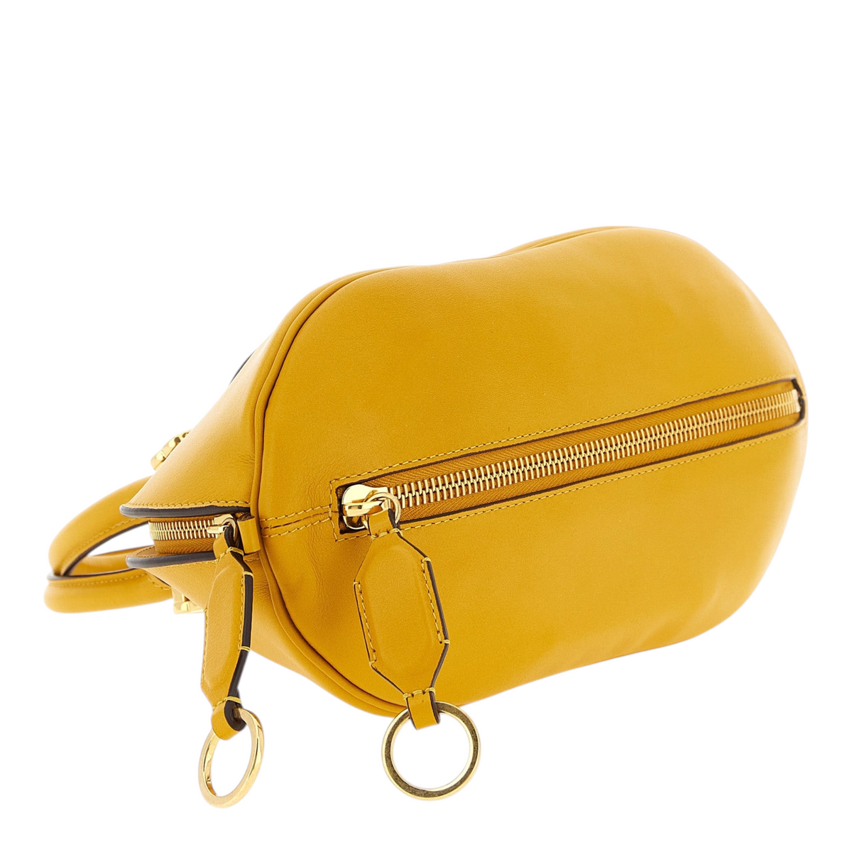 Balenciaga Mini Bolso de Mano Amarillo Piel