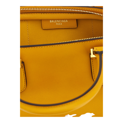 Balenciaga Mini Bolso de Mano Amarillo Piel