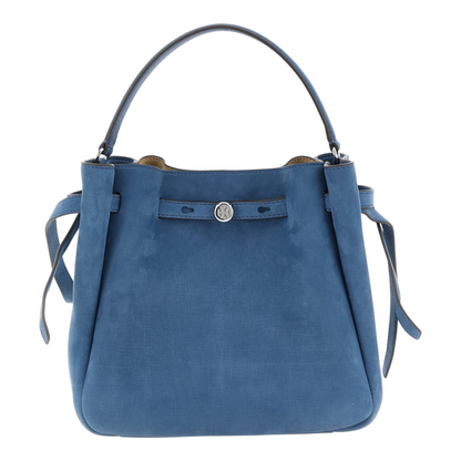 Tory Burch Romy Bucket bag Blue Leather