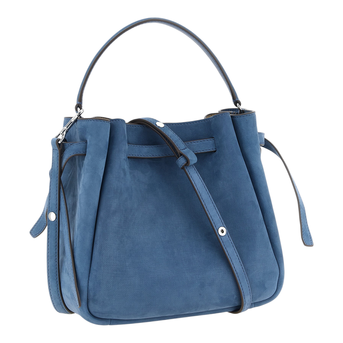 Tory Burch Romy Bucket bag Blue Leather