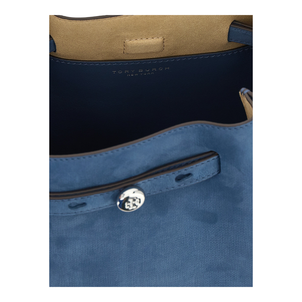 Tory Burch Romy Bucket bag Blue Leather
