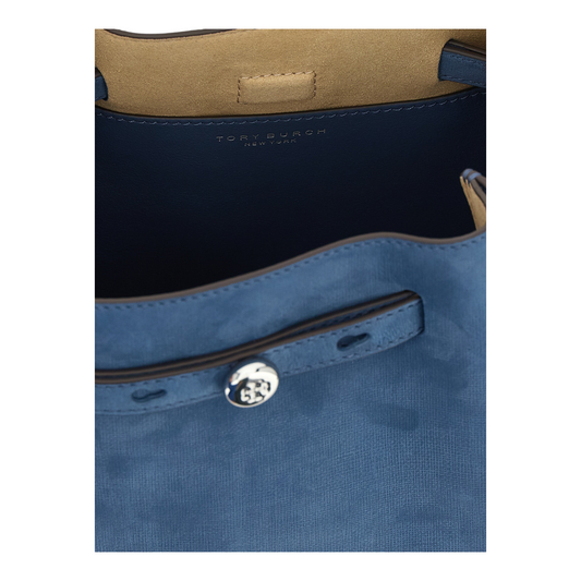 Tory Burch Romy Bucket bag Blue Leather