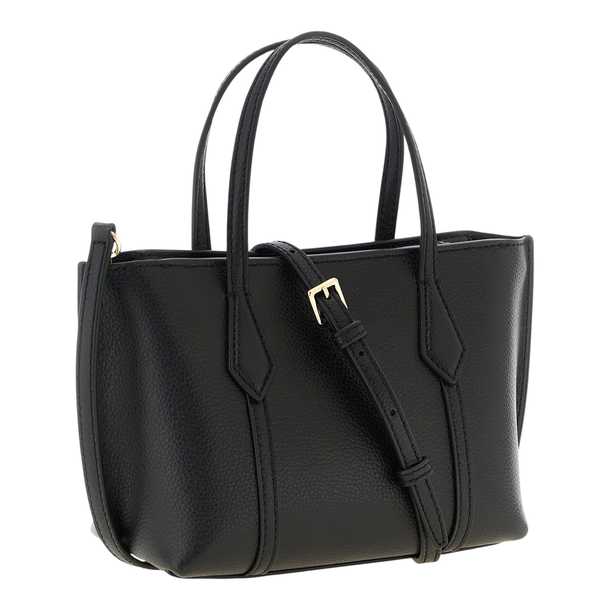 Tory Burch Perry Bolso de Mano Negro Piel