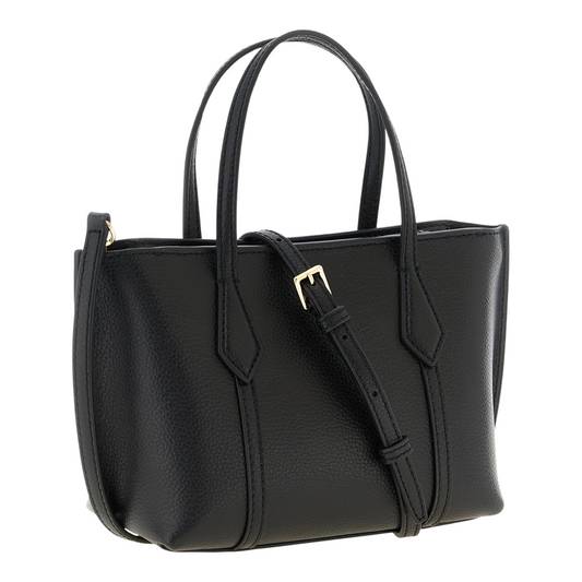 Tory Burch Perry Bolso de Mano Negro Piel
