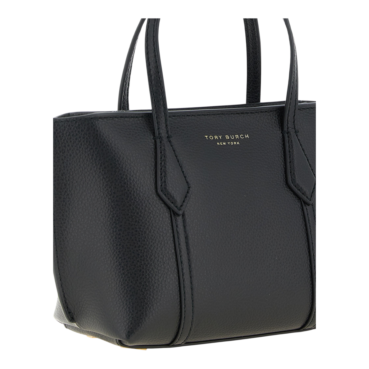 Tory Burch Perry Bolso de Mano Negro Piel