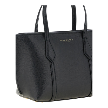 Tory Burch Perry Bolso de Mano Negro Piel