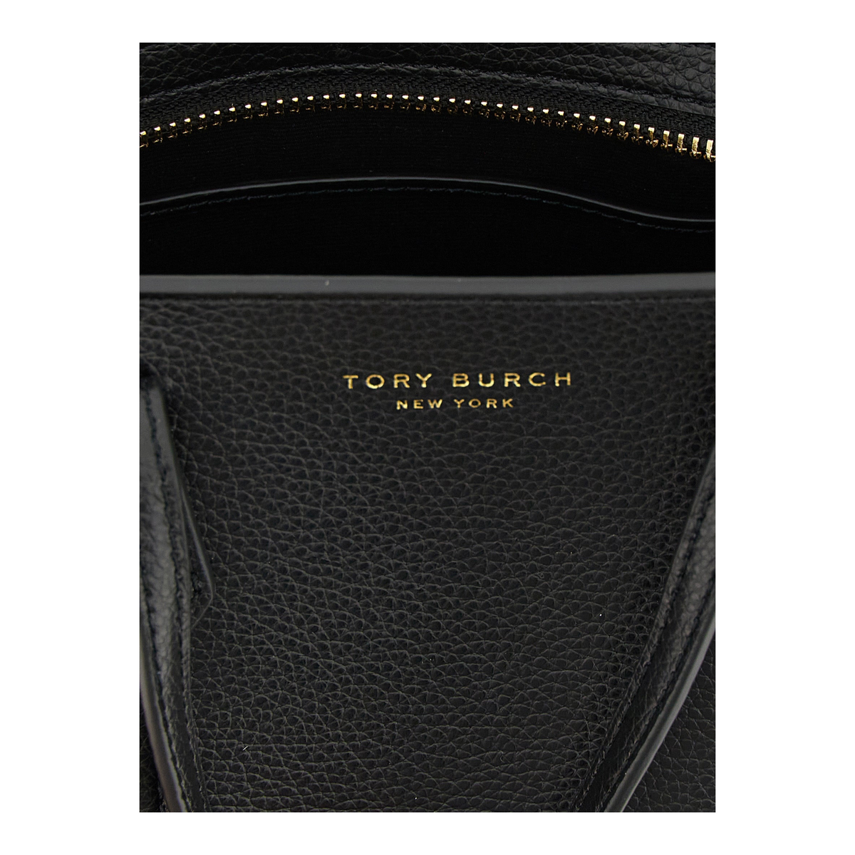 Tory Burch Perry Bolso de Mano Negro Piel
