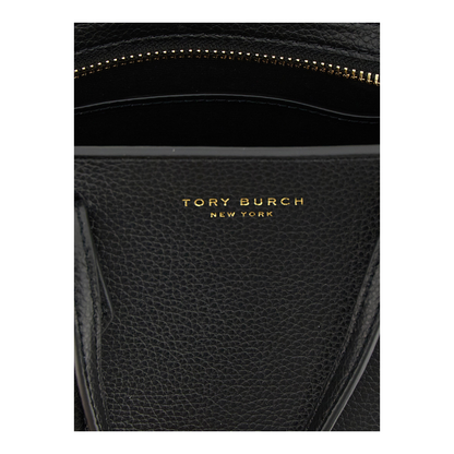 Tory Burch Perry Bolso de Mano Negro Piel
