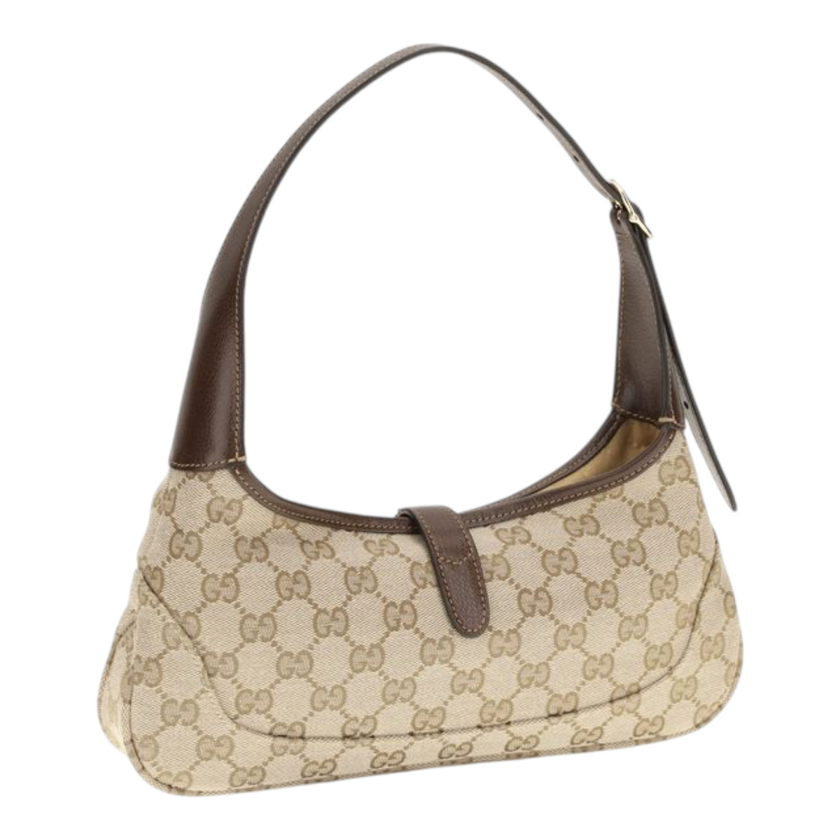 Gucci Jackie Slim Shoulder Bag Beige