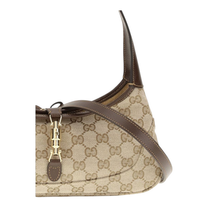 Gucci Jackie Slim Shoulder Bag Beige