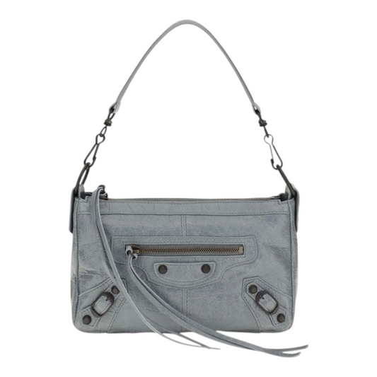 Balenciaga Le City Moto Handbag Gray