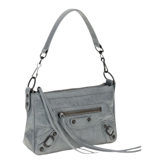 Balenciaga Le City Moto Handbag Gray