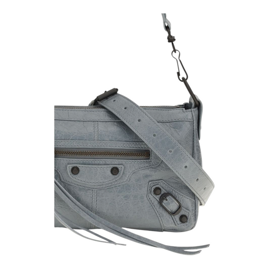Balenciaga Le City Moto Handbag Gray