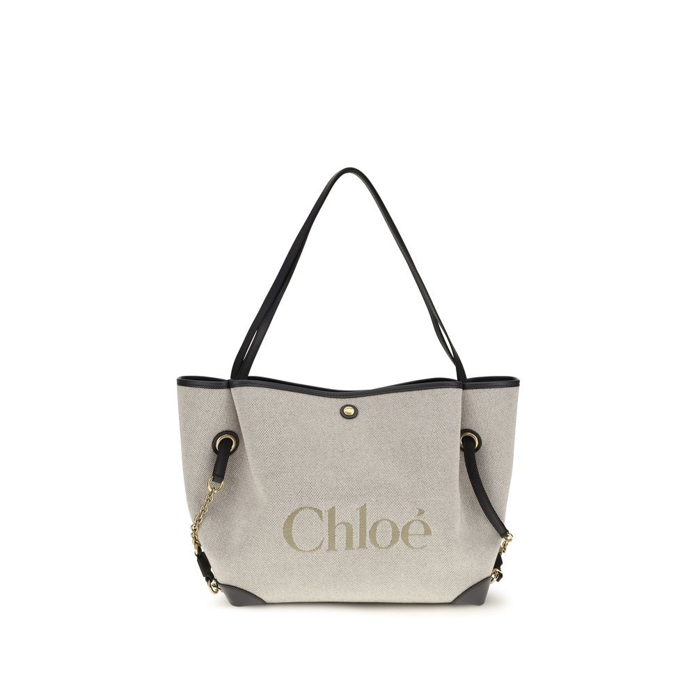 Chloé Gray Clover Tote Bag