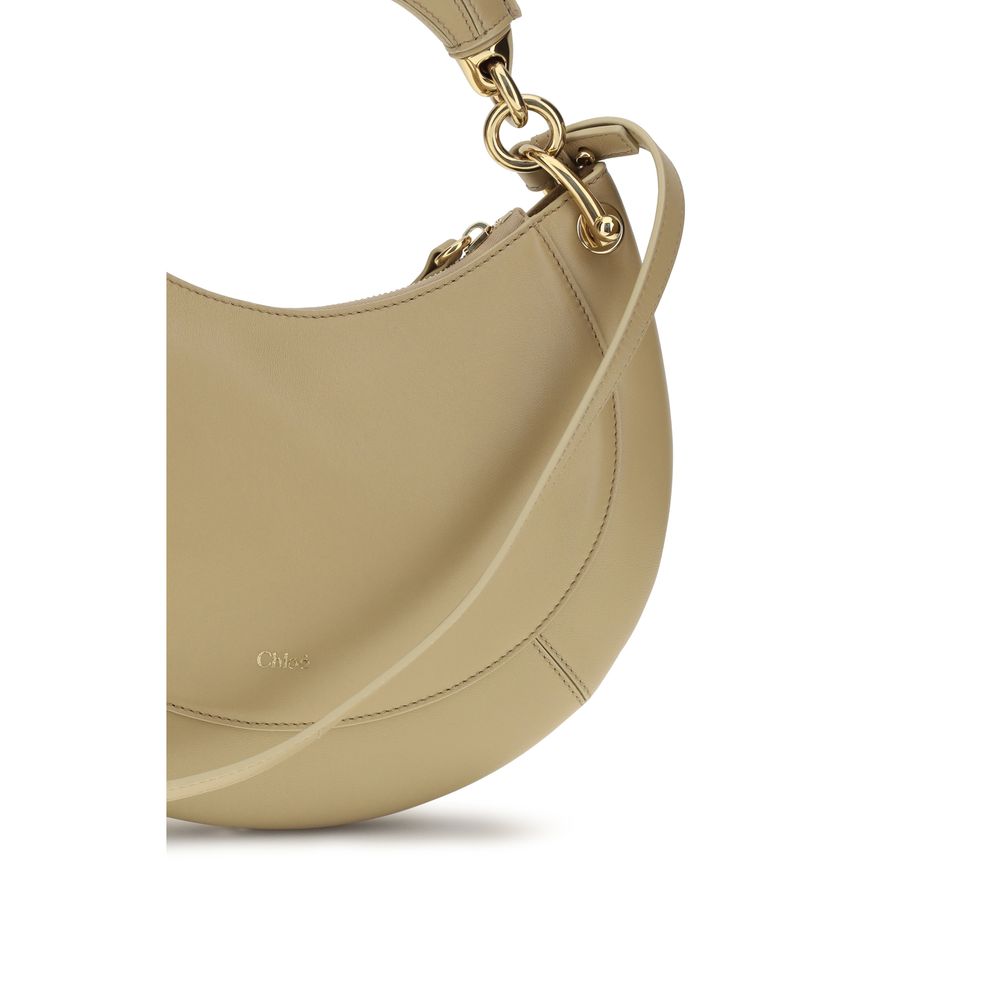 Chloé Beige Marcie Shoulder Bag
