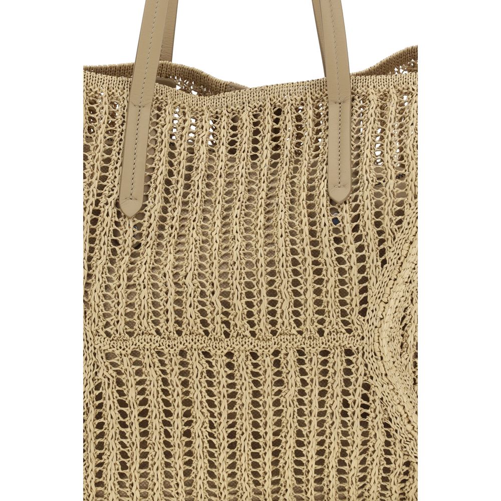 Brunello Cucinelli  BC Duo  Raffia Handbag