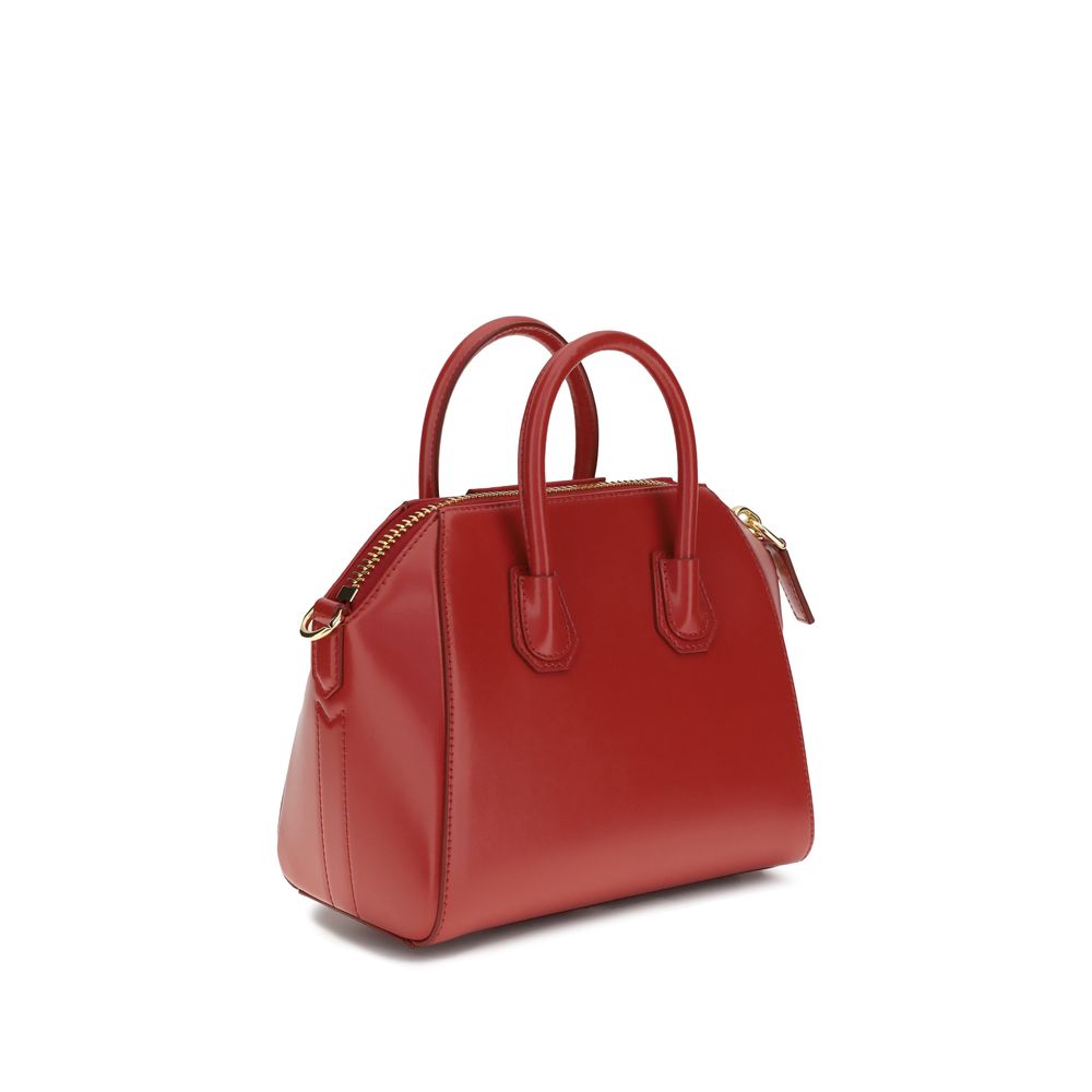 Givenchy Red Mini Antigona Handbag