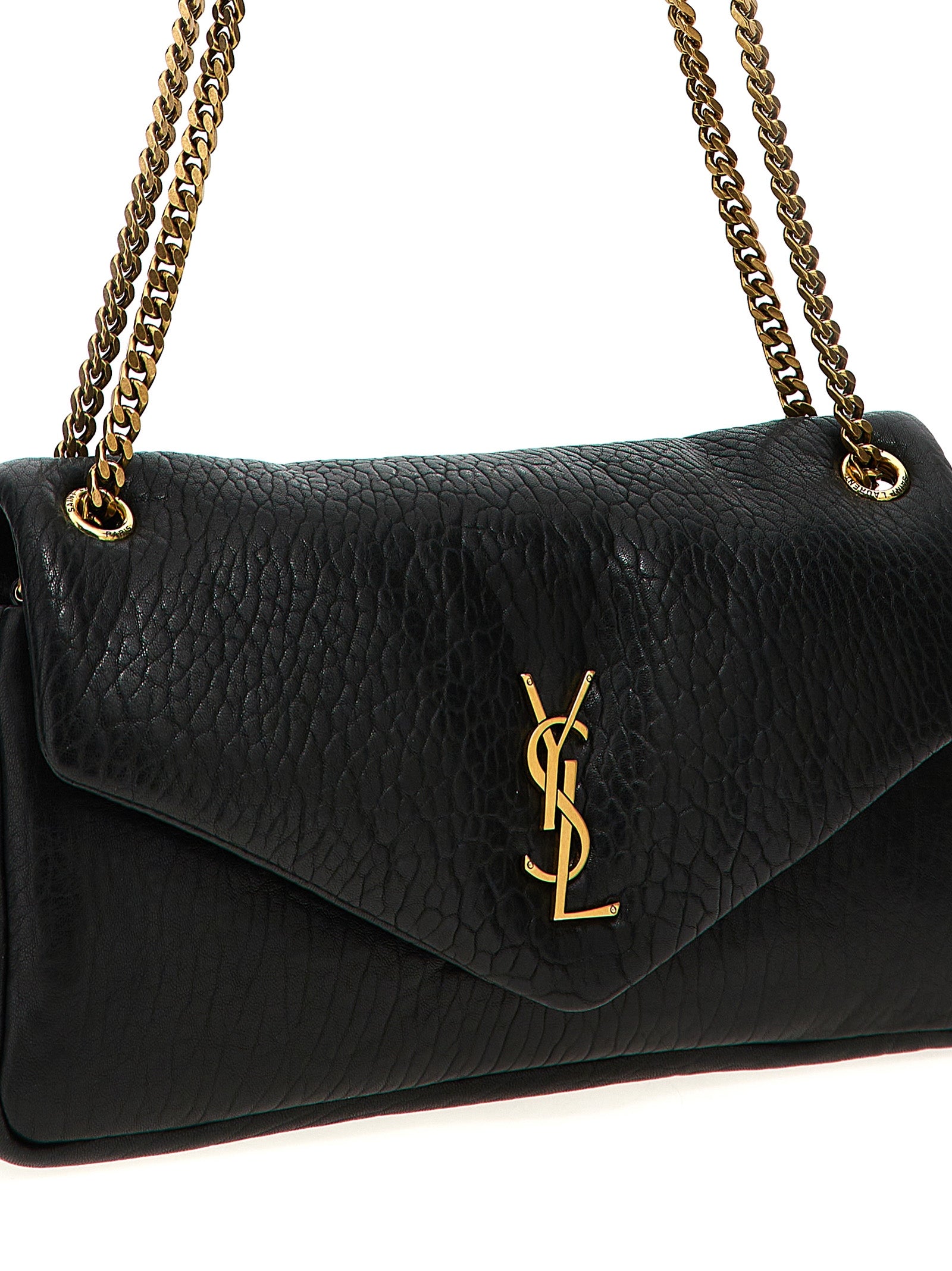 Saint Laurent Black Calypso Shoulder Bag