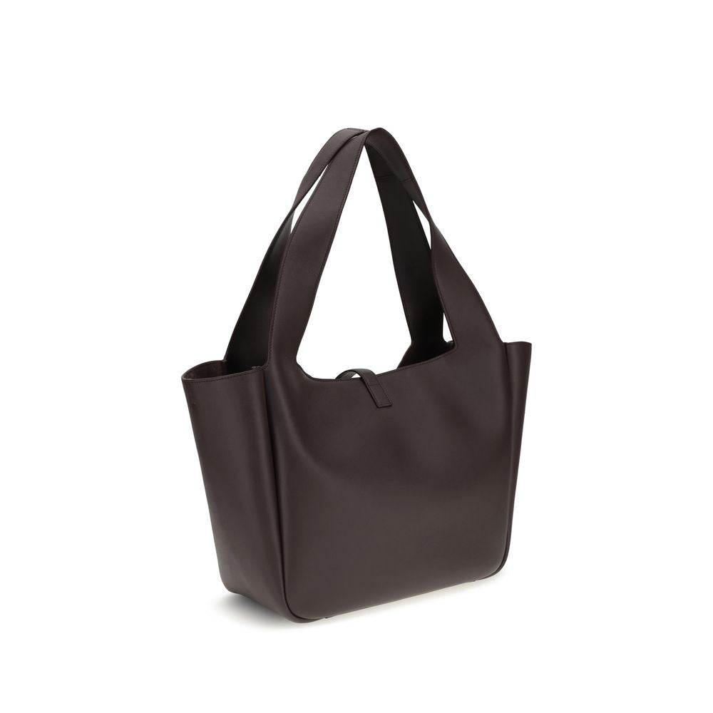 Saint Laurent Brown  Le 5 à 7 Shoulder Bag