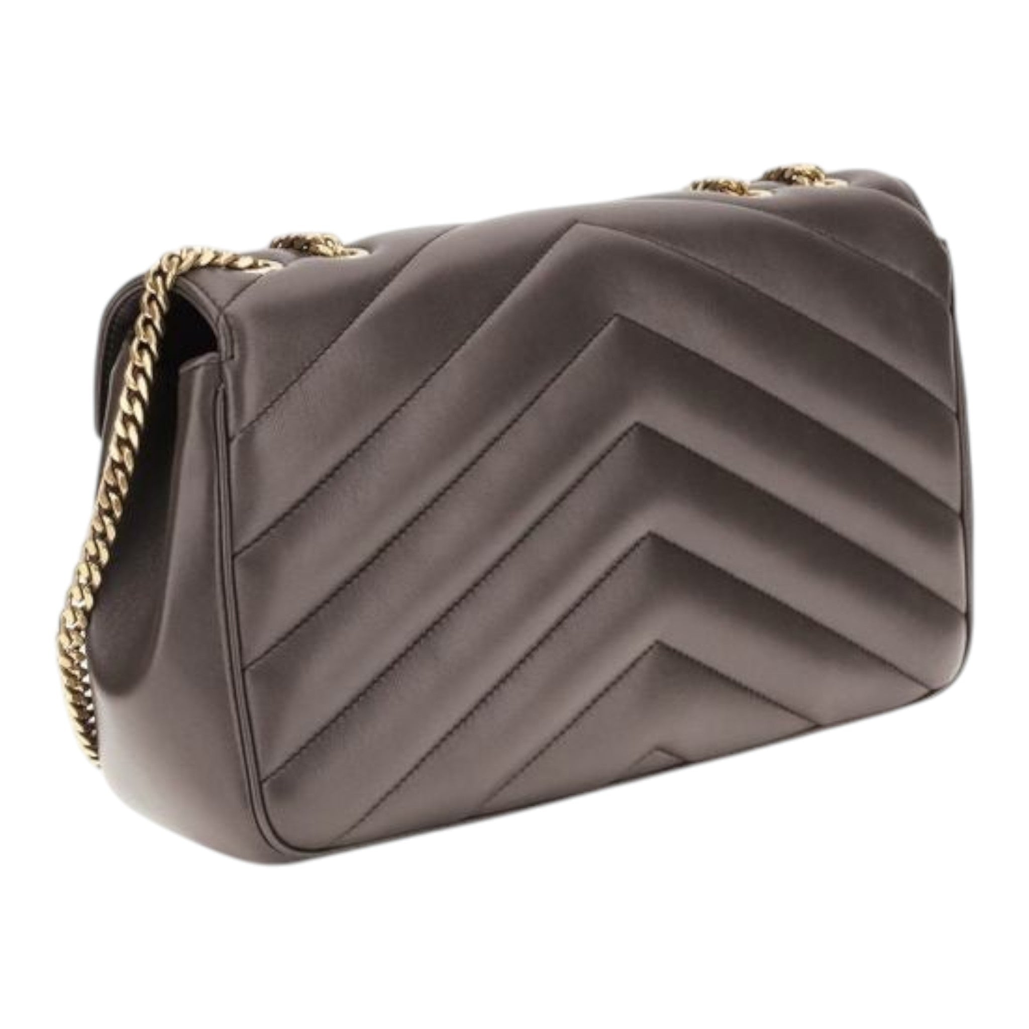 Saint Laurent Gray LouLou Shoulder Bag
